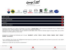 Tablet Screenshot of groupe-capel.com